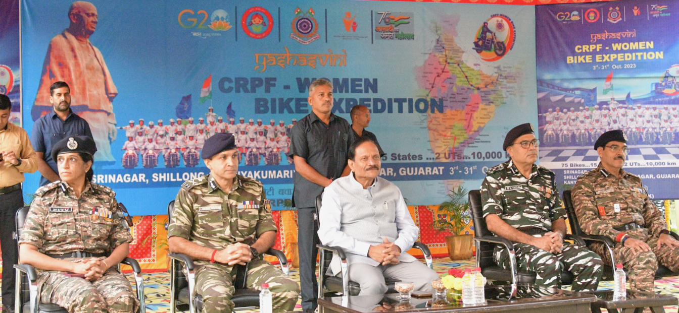Advisor Bhatnagar flags off CRPF Women Bike Expedition ‘Yashasvini’ from Jammu 10 Advisor Bhatnagar flags off CRPF Women Bike Expedition ‘Yashasvini’ from Jammu