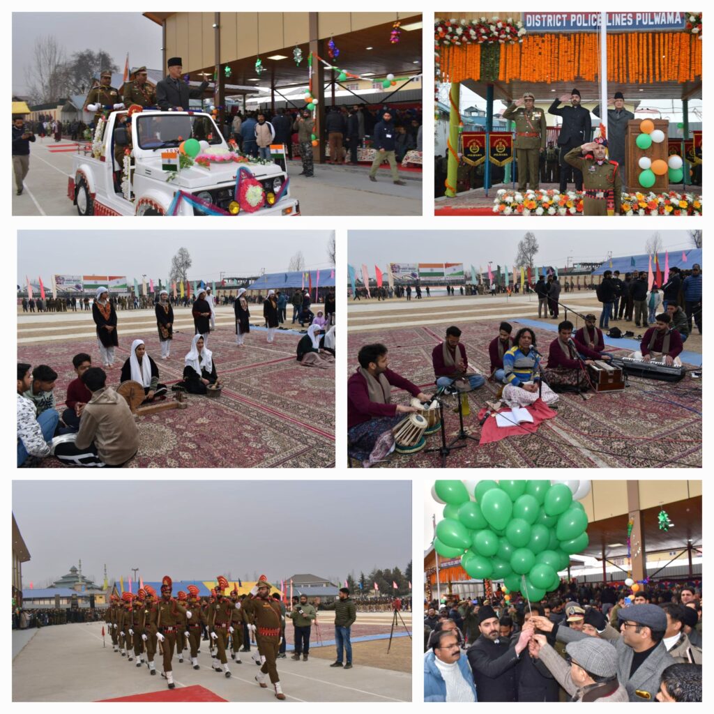 A grand celebrations of Republic day held across pulwama district. 1 Pulwama Republic Day celebrations 26
