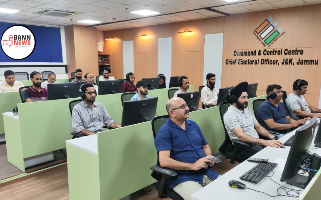 Command and Control Centres Established at CEO Offices in Jammu and Srinagar for Assembly Elections 2024 1 1000215748