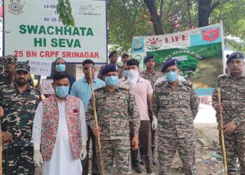 Swachhata Hi Seva-2024 Organized by 25 BN, CRPF, Budgam