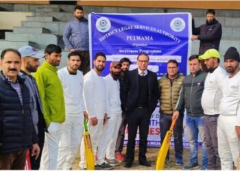 Cricket Match Organized by DLSA Pulwama to Celebrate ‘International Day of Persons with Disabilities’