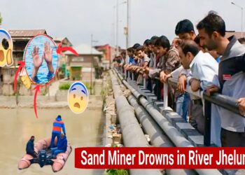 Sand Miner Drowns in Jhelum River in Pulwama