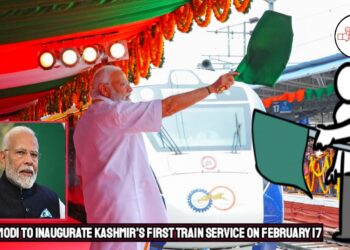 PM Modi to Inaugurate Kashmir’s First Train Service on February 17