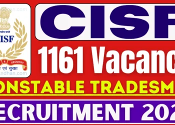 CISF Constable Tradesmen Recruitment 2025: Apply Online for 1161 Vacancies