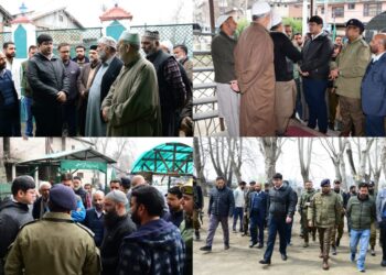 DC Ganderbal visits mosques, shrines to review arrangements for Shab-e-Qadr, Jumat-ul-Vida & Eid-ul-Fitr
