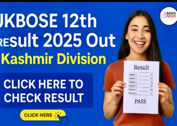 JKBOSE 12th Result 2025 Kashmir Division Declared – Check Now