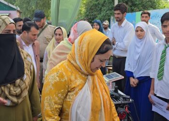 Sakeena Itoo visits Gulmarg Constituency Inaugurates AYUSH Health & Wellness Centre