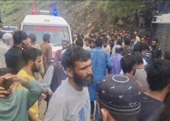 Teacher Dies, Nine Injured in Road Accident in Handwara