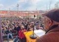 Ashok Koul addresses public convention and organizational meeting in Anantnag.