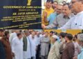 Javid Dar lays foundation stone for beautification of Ziyarat Hazrat Nizam-ud-Din (RA) at Ladoora
