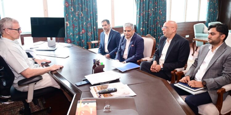 CM Omar Abdullah meets newly inducted IAS officers, other deputations, senior officers