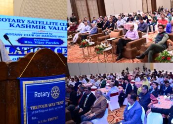 CM Omar Abdullah inaugurates Rotary Satellite Club-Kashmir Valley