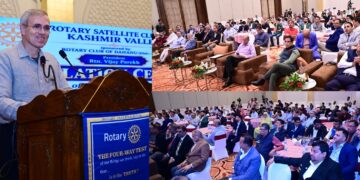 CM Omar Abdullah inaugurates Rotary Satellite Club-Kashmir Valley