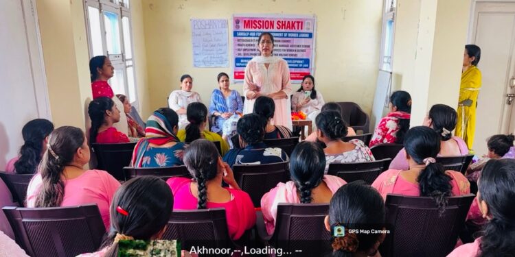 Mission Shakti Jammu organises awareness session on Reproductive Health at Akhnoor